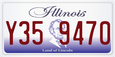 IL license plate Y359470