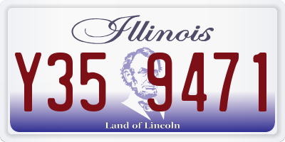 IL license plate Y359471