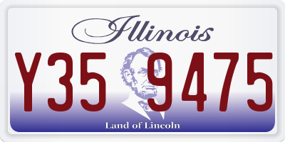 IL license plate Y359475