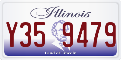 IL license plate Y359479