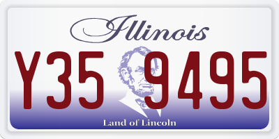 IL license plate Y359495