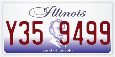 IL license plate Y359499