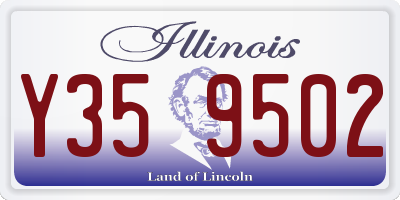 IL license plate Y359502