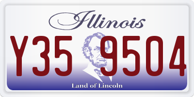 IL license plate Y359504