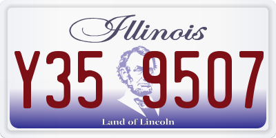 IL license plate Y359507