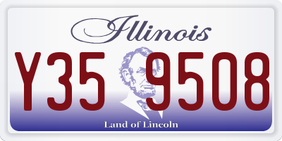 IL license plate Y359508