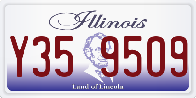 IL license plate Y359509
