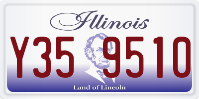 IL license plate Y359510