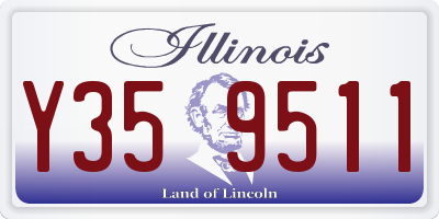 IL license plate Y359511