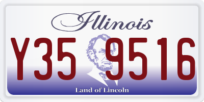 IL license plate Y359516