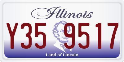 IL license plate Y359517
