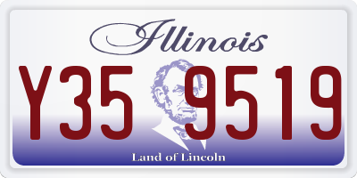 IL license plate Y359519