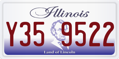 IL license plate Y359522