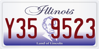 IL license plate Y359523
