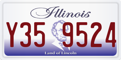 IL license plate Y359524