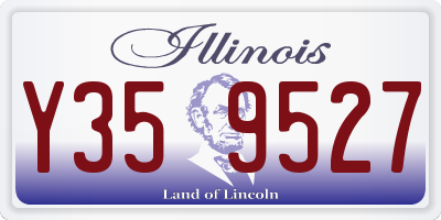 IL license plate Y359527