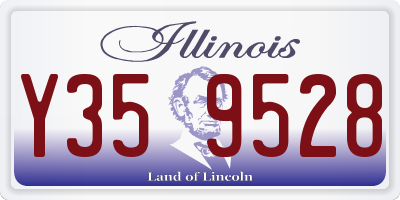 IL license plate Y359528