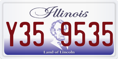 IL license plate Y359535