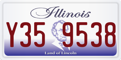IL license plate Y359538