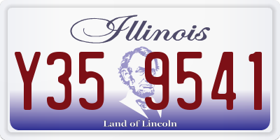 IL license plate Y359541