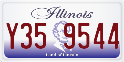 IL license plate Y359544