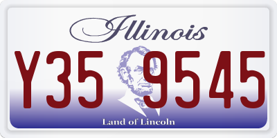 IL license plate Y359545