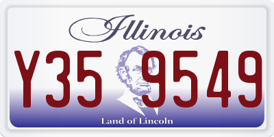 IL license plate Y359549
