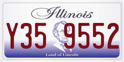 IL license plate Y359552
