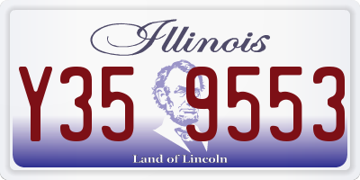 IL license plate Y359553