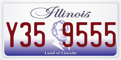 IL license plate Y359555