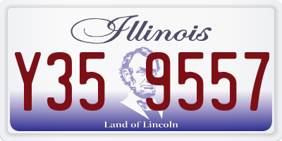 IL license plate Y359557