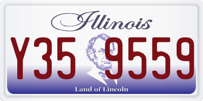 IL license plate Y359559