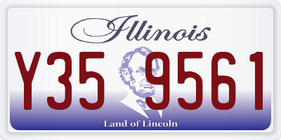 IL license plate Y359561