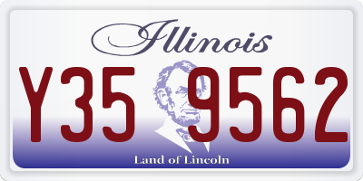 IL license plate Y359562