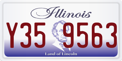 IL license plate Y359563