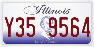 IL license plate Y359564