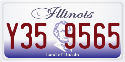 IL license plate Y359565