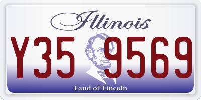IL license plate Y359569