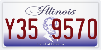 IL license plate Y359570