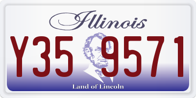 IL license plate Y359571