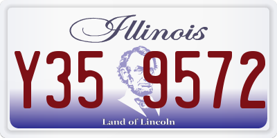 IL license plate Y359572
