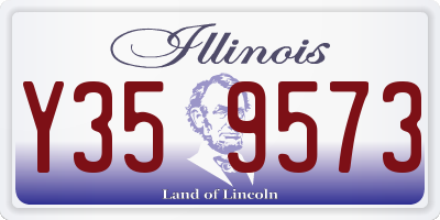 IL license plate Y359573