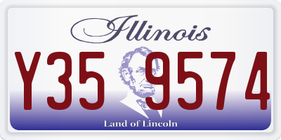 IL license plate Y359574