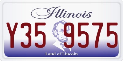 IL license plate Y359575
