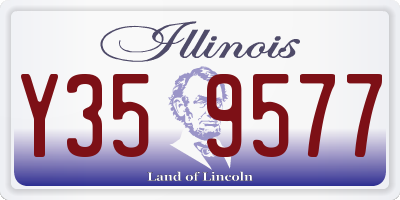 IL license plate Y359577