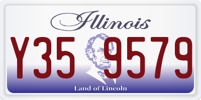 IL license plate Y359579
