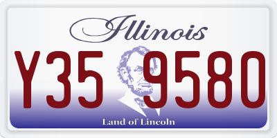 IL license plate Y359580