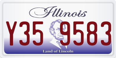 IL license plate Y359583