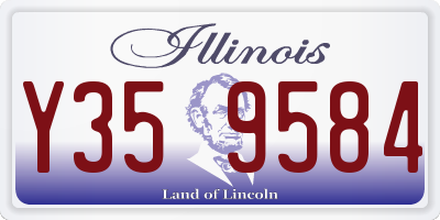 IL license plate Y359584