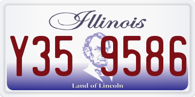 IL license plate Y359586